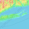 Suffolk County地形图、海拔、地势