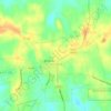 Hemphill地形图、海拔、地势