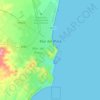 Mar del Plata地形图、海拔、地势