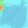 拉市海地形图、海拔、地势