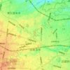 西東京市地形图、海拔、地势