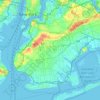 Brooklyn地形图、海拔、地势