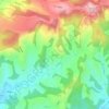 北平里地形图、海拔、地势