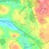Colchester地形图、海拔、地势