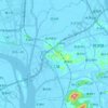 三江镇地形图、海拔、地势