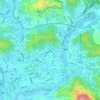 木柵里地形图、海拔、地势