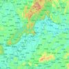 贵港市地形图、海拔、地势