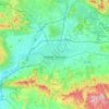 維多利亞地形图、海拔、地势