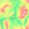 Lake Mead地形图、海拔、地势