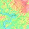 太和镇地形图、海拔、地势