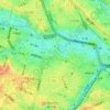 天神町地形图、海拔、地势