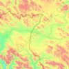 奇普恰普河地形图、海拔、地势