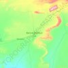 贝沙尔地形图、海拔、地势