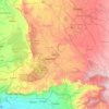 南迪郡地形图、海拔、地势