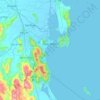 歸仁市地形图、海拔、地势