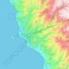 利馬/利马地形图、海拔、地势