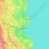 密尔沃基地形图、海拔、地势