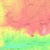 Dhar地形图、海拔、地势