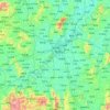 衡阳市地形图、海拔、地势
