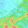 蕉溪镇地形图、海拔、地势