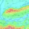 芮城县地形图、海拔、地势