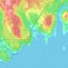 Queensland地形图、海拔、地势
