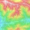 Ravascletto地形图、海拔、地势