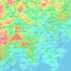 南安市地形图、海拔、地势