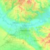 北干巴鲁地形图、海拔、地势