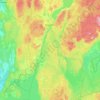 Degerfors kommun地形图、海拔、地势