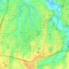 Sawangan Lama地形图、海拔、地势