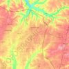 Bentonville地形图、海拔、地势