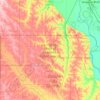 Winnebago Tribe of Nebraska地形图、海拔、地势
