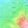 雁塔区地形图、海拔、地势