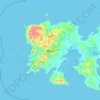 利姆诺斯岛地形图、海拔、地势