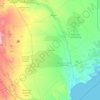 塔納河郡地形图、海拔、地势