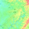 莲花镇地形图、海拔、地势