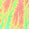 Montgomery County地形图、海拔、地势