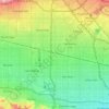 Los Angeles City Council District 6地形图、海拔、地势