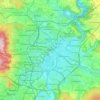 卡塞尔地形图、海拔、地势