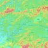 祁门县地形图、海拔、地势