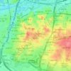 רמת גן地形图、海拔、地势