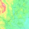 Alfred地形图、海拔、地势