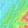 獅潭鄉地形图、海拔、地势