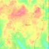 Caswell地形图、海拔、地势