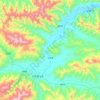 拉孜镇地形图、海拔、地势