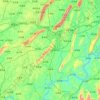 永川区地形图、海拔、地势