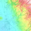 Yuba County地形图、海拔、地势