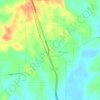 Anacoco地形图、海拔、地势
