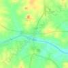 Llano地形图、海拔、地势